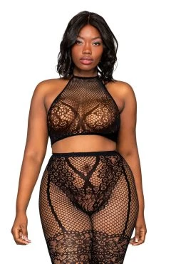 Dreamgirl Ensemble Résille Fleurie