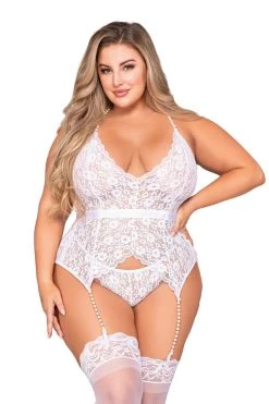 Dreamgirl Guêpière White Pearl