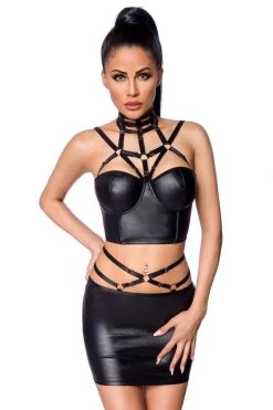 Saresia Ensemble Wetlook Jupe