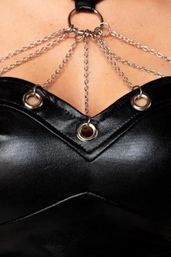 Saresia Ensemble Jupette Wetlook 4 Saresia Ensemble Jupette Wetlook -Intenses Sensations Shop 18286 3