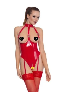 Black Level Body Ouvert Vinyle Rouge