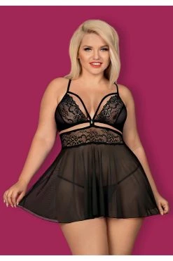 Obsessive Babydoll Noir 838-BAB