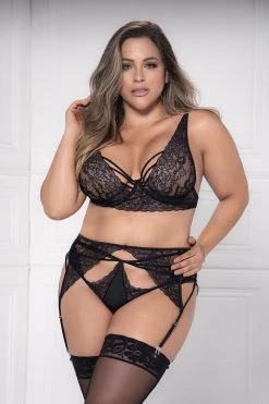 Mapalé Lingerie Ensemble Jarretelles 8389