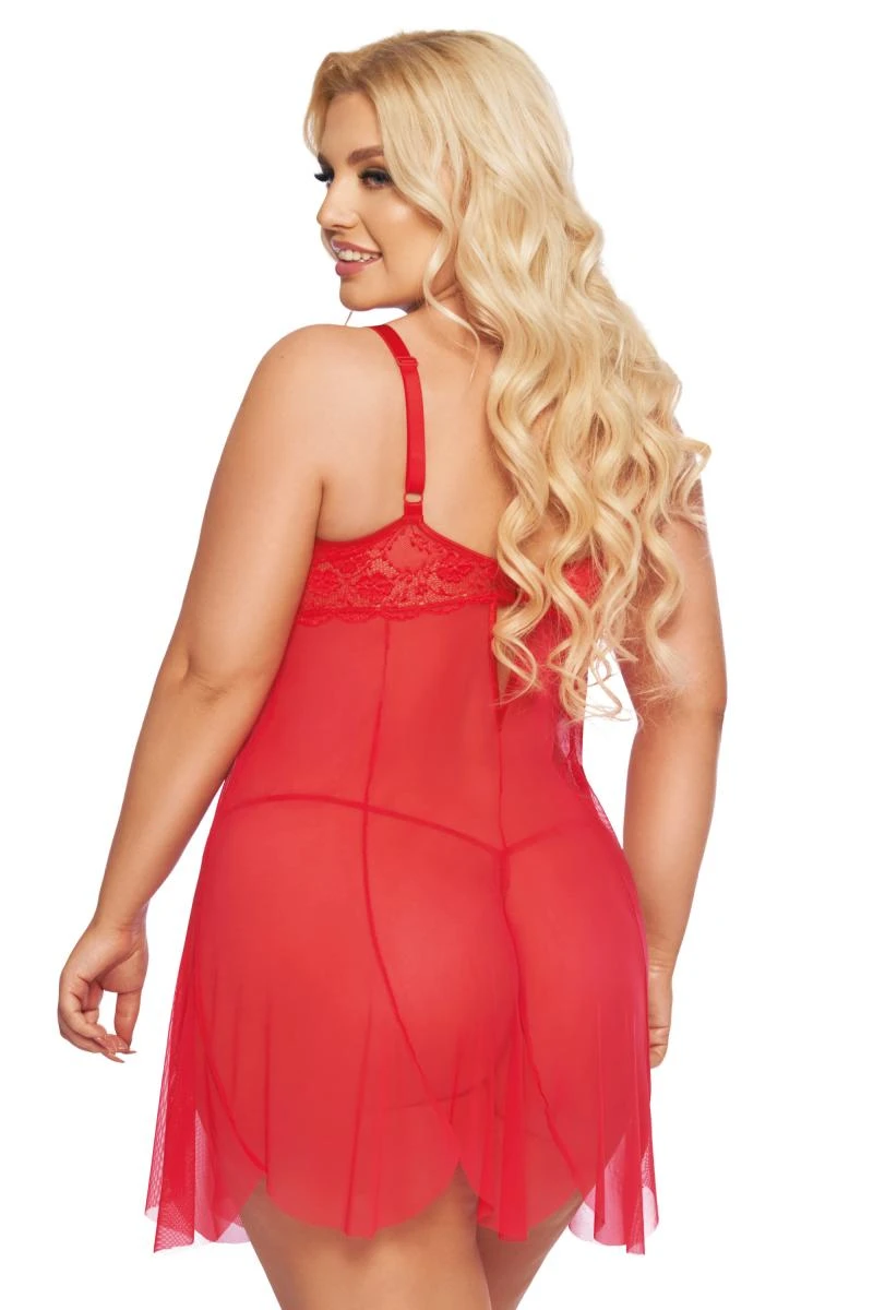 Nuisette rouge Carla Softline Nuisette Rouge Carla -Intenses Sensations Shop carla red softline b