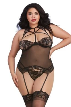 Dreamgirl Guêpière Strappy Noire