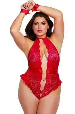 Dreamgirl Body Ouvert Coeur Noué