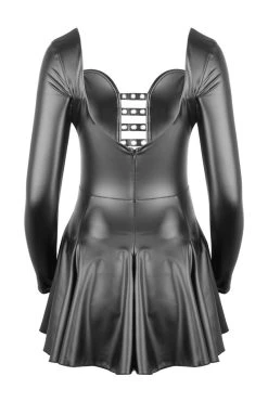 Noir Handmade Robe Wetlook Egoist 5 Noir Handmade Robe Wetlook Egoist -Intenses Sensations Shop f124 robe 4