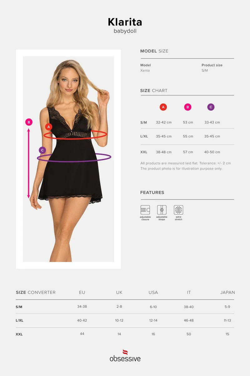 Obsessive Nuisette Grande Taille Klarita – Image 5
