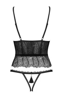 Obsessive Ensemble Ouvert Romanesa 5 Obsessive Ensemble Ouvert Romanesa -Intenses Sensations Shop obsessive romanesa gorset back packshot luxuryalley